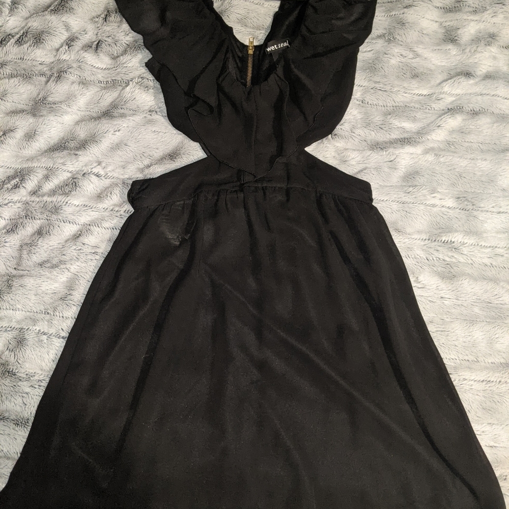 WET SEAL cutout black dress